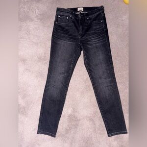J crew 9” high rise toothpick jeans 25p